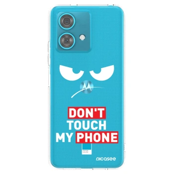 Picasee husă transparentă din silicon pentru Motorola Edge 40 Neo - Angry Eyes - Transparent