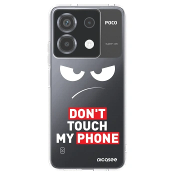 Picasee husă transparentă din silicon pentru Xiaomi Poco X6 - Angry Eyes - Transparent