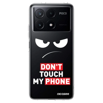 Picasee husă transparentă din silicon pentru Xiaomi Poco X6 Pro - Angry Eyes - Transparent