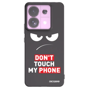 Picasee husă neagră din silicon pentru Xiaomi Redmi Note 13 Pro 5G - Angry Eyes - Transparent