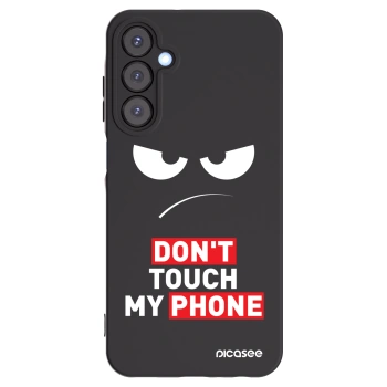 Picasee husă neagră din silicon pentru Samsung Galaxy A25 A256B 5G - Angry Eyes - Transparent