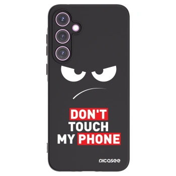 Picasee husă neagră din silicon pentru Samsung Galaxy A35 5G A356B - Angry Eyes - Transparent