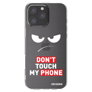 Picasee husă transparentă din silicon pentru Apple iPhone 16 Pro Max - Angry Eyes - Transparent