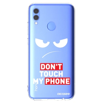 Picasee husă transparentă din silicon pentru Honor 10 Lite - Angry Eyes - Transparent