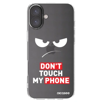 Picasee husă transparentă din silicon pentru Apple iPhone 16 Plus - Angry Eyes - Transparent