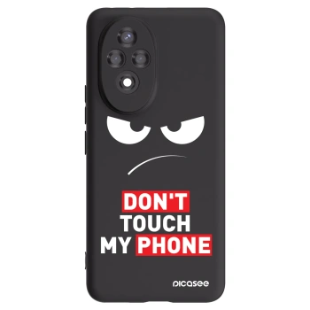 Picasee husă neagră din silicon pentru Honor 200 Pro 5G - Angry Eyes - Transparent
