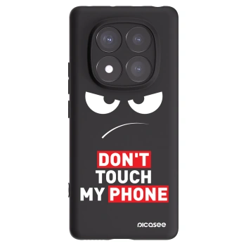 Picasee husă neagră din silicon pentru Xiaomi Redmi Note 14 Pro 5G - Angry Eyes - Transparent