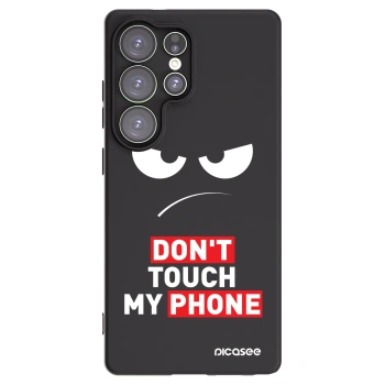 Picasee husă neagră din silicon pentru Samsung Galaxy S25 Ultra 5G - Angry Eyes - Transparent