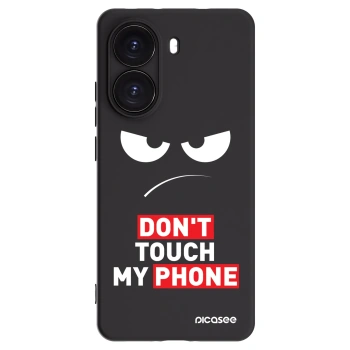 Picasee husă neagră din silicon pentru Xiaomi Poco X7 Pro 5G - Angry Eyes - Transparent