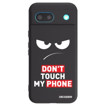 Picasee husă neagră din silicon pentru Google Pixel 8 - Angry Eyes - Transparent