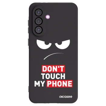 Picasee husă neagră din silicon pentru Samsung Galaxy A36 5G - Angry Eyes - Transparent