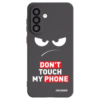 Picasee husă neagră din silicon pentru Samsung Galaxy A26 5G A266B - Angry Eyes - Transparent