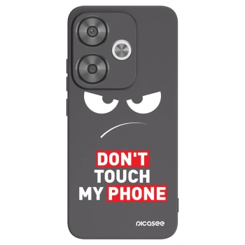 Picasee husă neagră din silicon pentru Xiaomi Poco F6 - Angry Eyes - Transparent