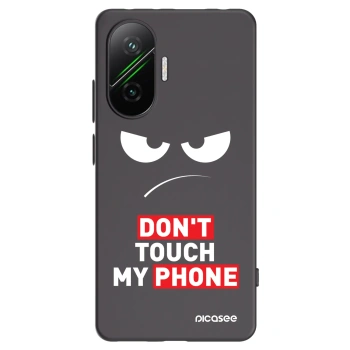 Picasee husă neagră din silicon pentru Xiaomi Poco F7 Pro 5G - Angry Eyes - Transparent