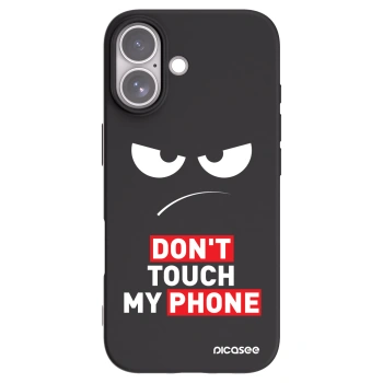 Picasee husă neagră din silicon pentru Apple iPhone 17 - Angry Eyes - Transparent