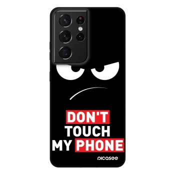 Picasee Fashion Case pentru Samsung Galaxy S21 Ultra 5G G998B - Angry Eyes - Transparent