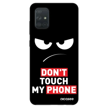 Husă pentru Samsung Galaxy A71 A715F - Angry Eyes - Transparent