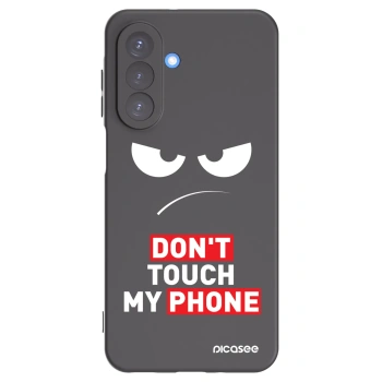 Picasee husă neagră din silicon pentru Samsung Galaxy A17 5G - Angry Eyes - Transparent