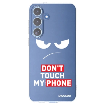Picasee husă transparentă din silicon pentru Samsung Galaxy S25 FE 5G - Angry Eyes - Transparent