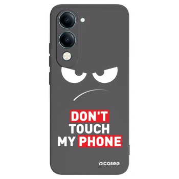 Picasee husă neagră din silicon pentru Vivo Y29s 5G - Angry Eyes - Transparent