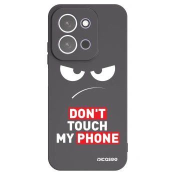 Picasee husă neagră din silicon pentru Xiaomi Redmi 15C 5G - Angry Eyes - Transparent