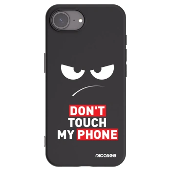 Picasee husă neagră din silicon pentru Apple iPhone 17e - Angry Eyes - Transparent