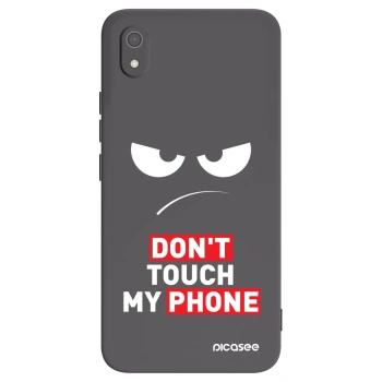 Picasee husă neagră din silicon pentru Xiaomi Redmi 7A - Angry Eyes - Transparent