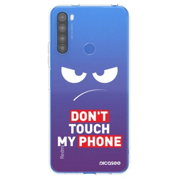 Picasee husă transparentă din silicon pentru Xiaomi Redmi Note 8T - Angry Eyes - Transparent