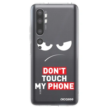 Picasee husă transparentă din silicon pentru Xiaomi Mi Note 10 (Pro) - Angry Eyes - Transparent