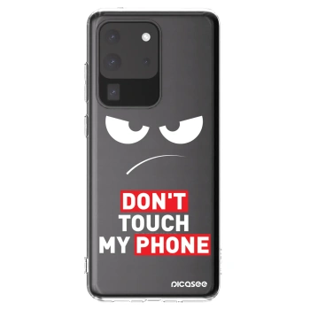Picasee husă transparentă din silicon pentru Samsung Galaxy S20 Ultra 5G G988F - Angry Eyes - Transparent