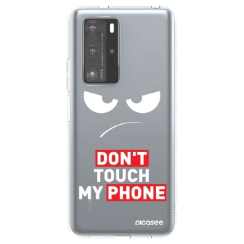 Husă pentru Huawei P40 Pro - Angry Eyes - Transparent