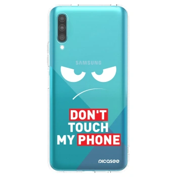 Picasee husă transparentă din silicon pentru Samsung Galaxy A30s A307F - Angry Eyes - Transparent