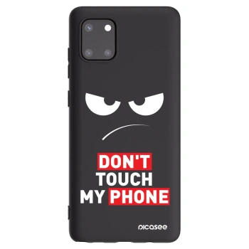 Husă pentru Samsung Galaxy Note 10 Lite N770F - Angry Eyes - Transparent