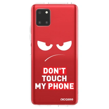 Picasee husă transparentă din silicon pentru Samsung Galaxy Note 10 Lite N770F - Angry Eyes - Transparent