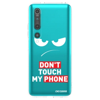 Picasee husă transparentă din silicon pentru Xiaomi Mi 10 - Angry Eyes - Transparent