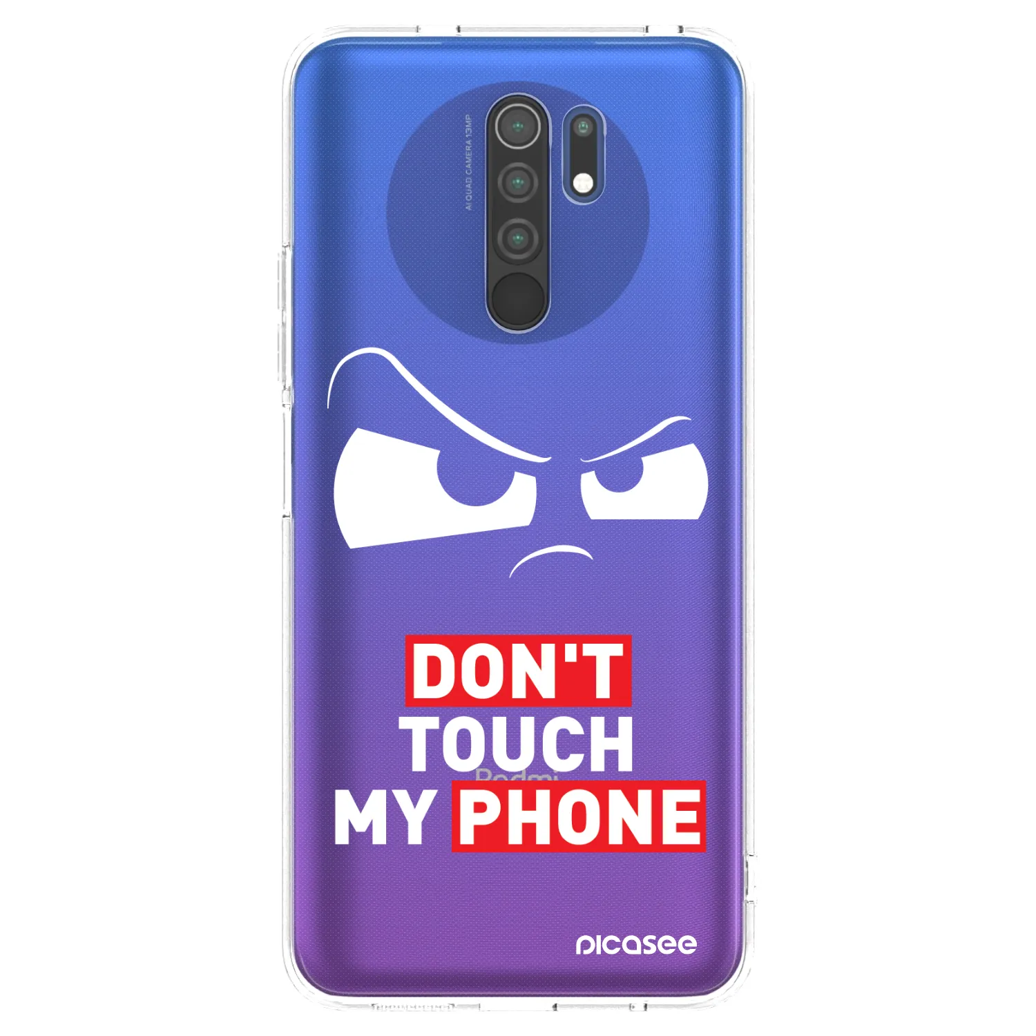 Picasee husă transparentă din silicon pentru Xiaomi Redmi 9 - Cloudy Eye - Transparent