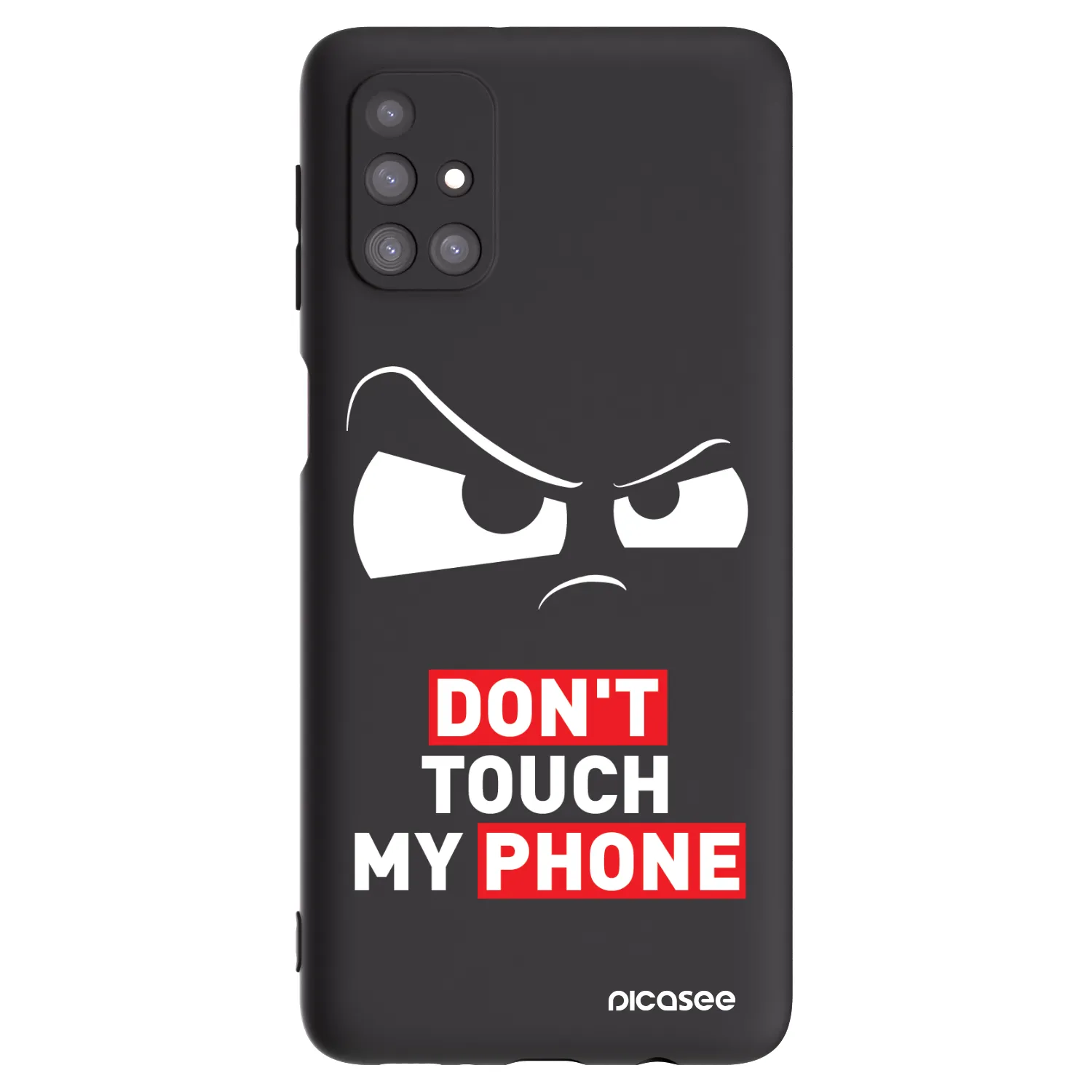 Picasee husă neagră din silicon pentru Samsung Galaxy M31s - Cloudy Eye - Transparent