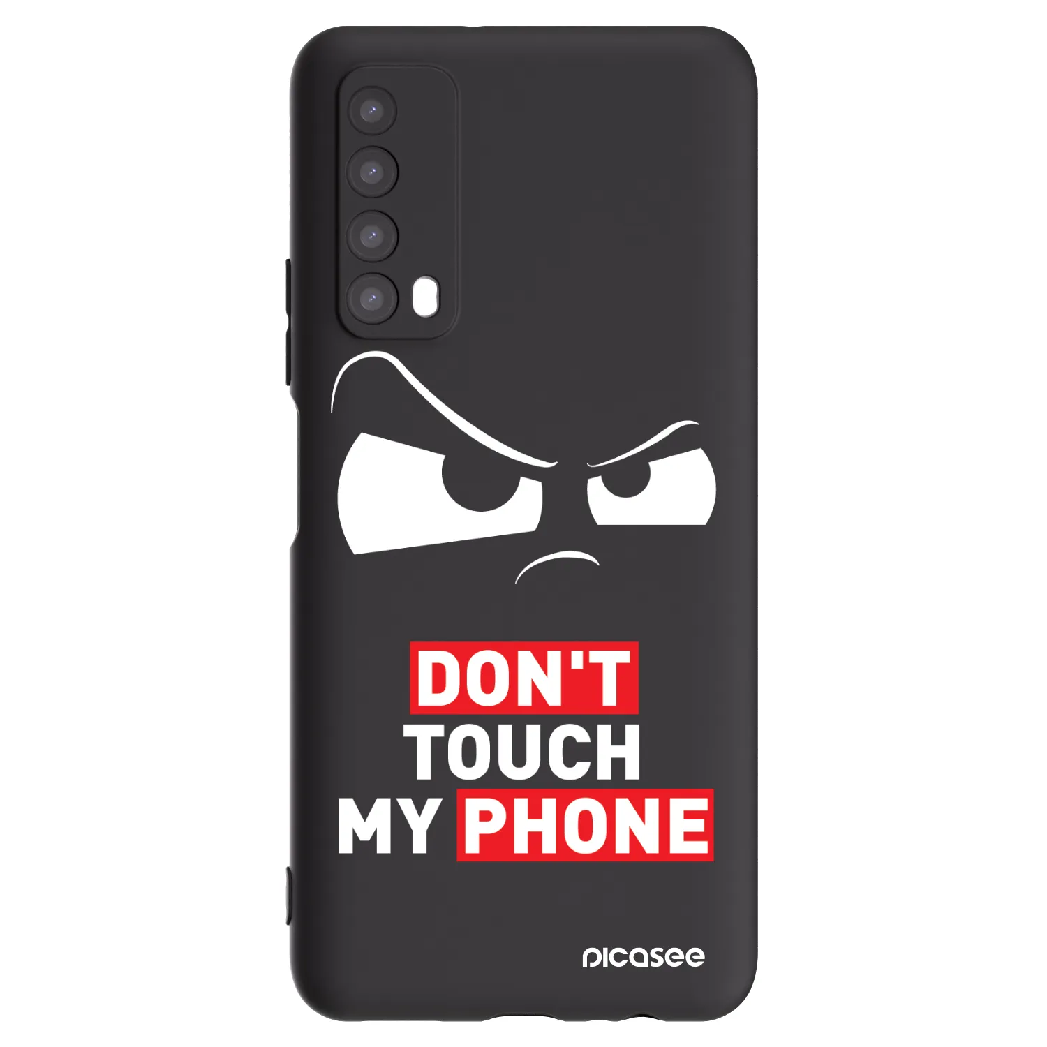 Picasee husă neagră din silicon pentru Huawei P Smart 2021 - Cloudy Eye - Transparent