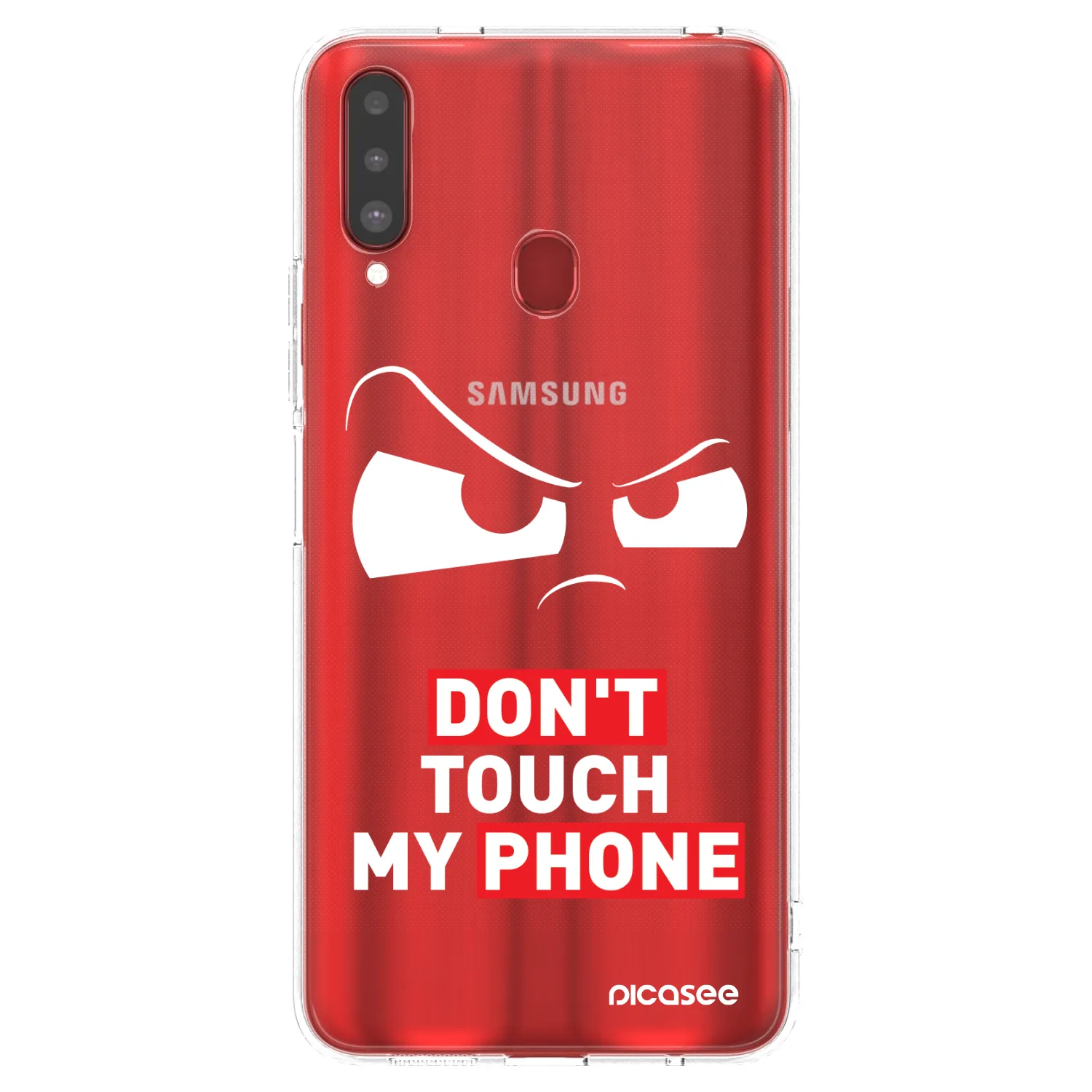 Picasee husă transparentă din silicon pentru Samsung Galaxy A20s - Cloudy Eye - Transparent