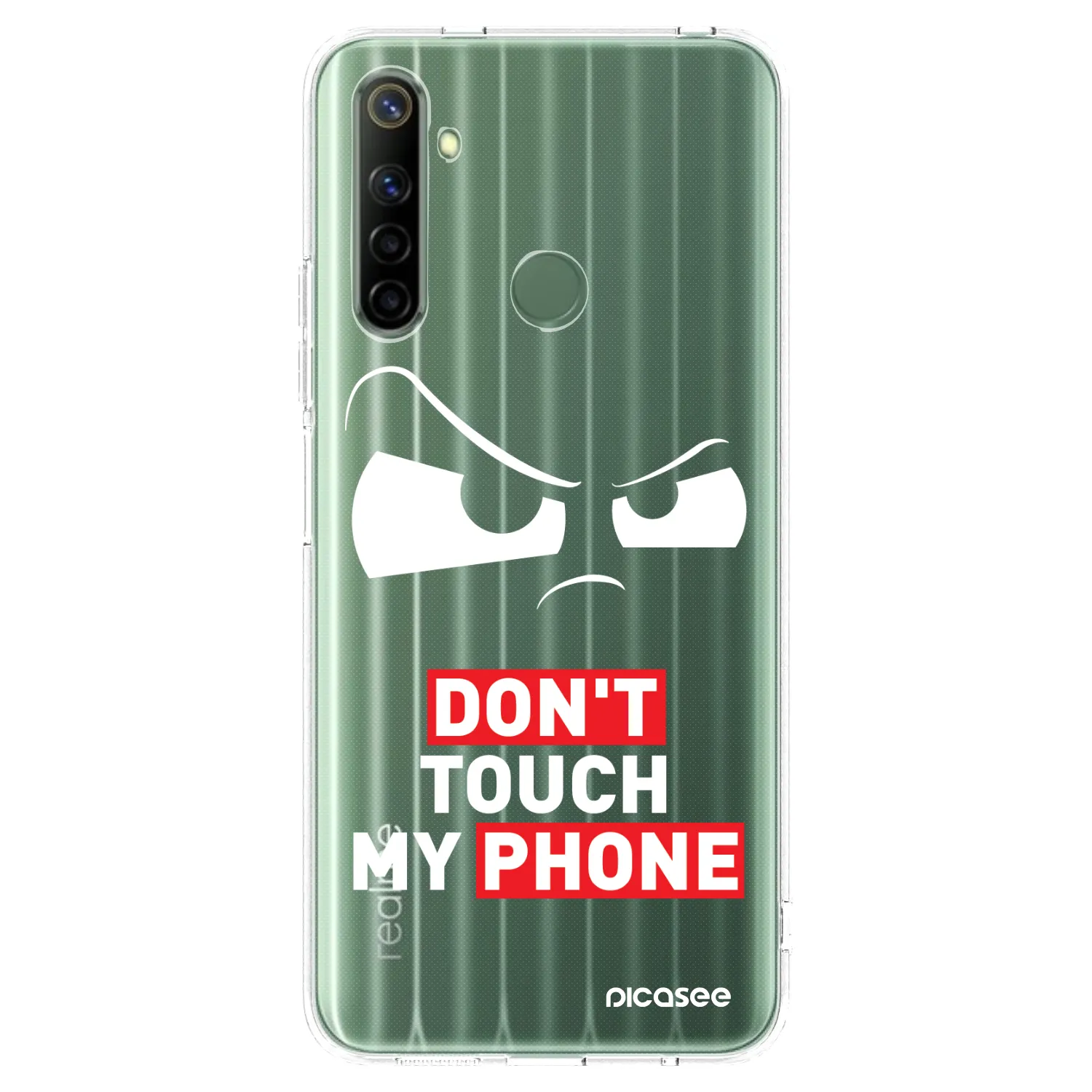 Picasee husă transparentă din silicon pentru Realme 6i - Cloudy Eye - Transparent
