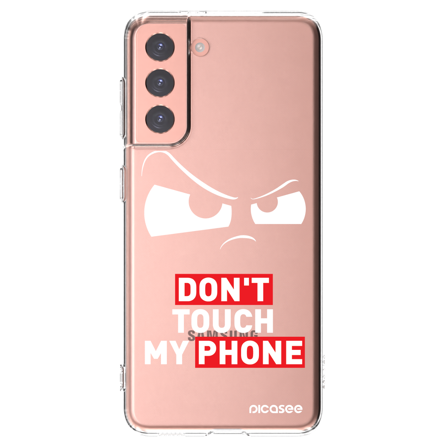 Picasee husă transparentă din silicon pentru Samsung Galaxy S21 5G G991B - Cloudy Eye - Transparent