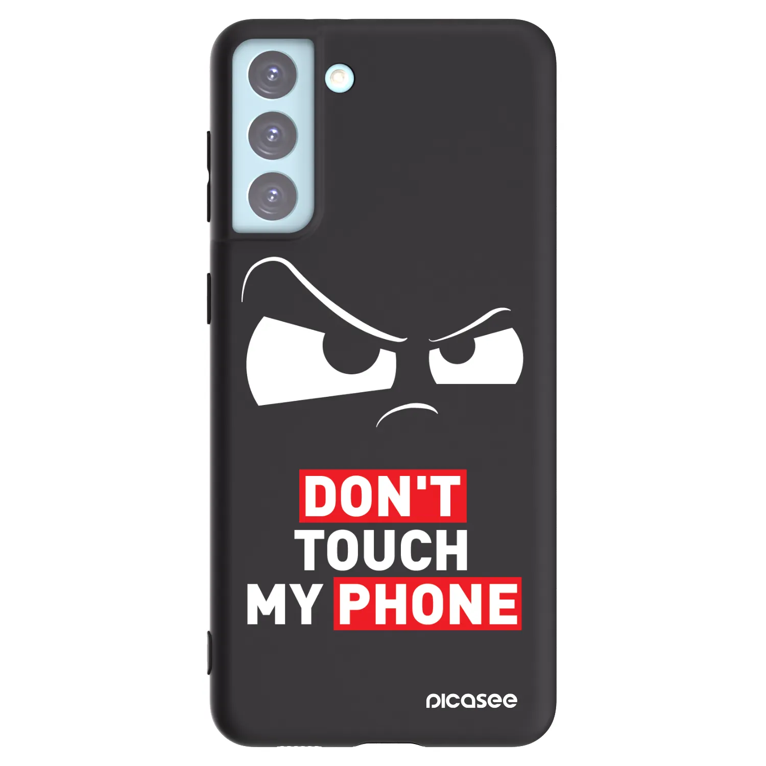 Picasee husă neagră din silicon pentru Samsung Galaxy S21+ 5G G996F - Cloudy Eye - Transparent