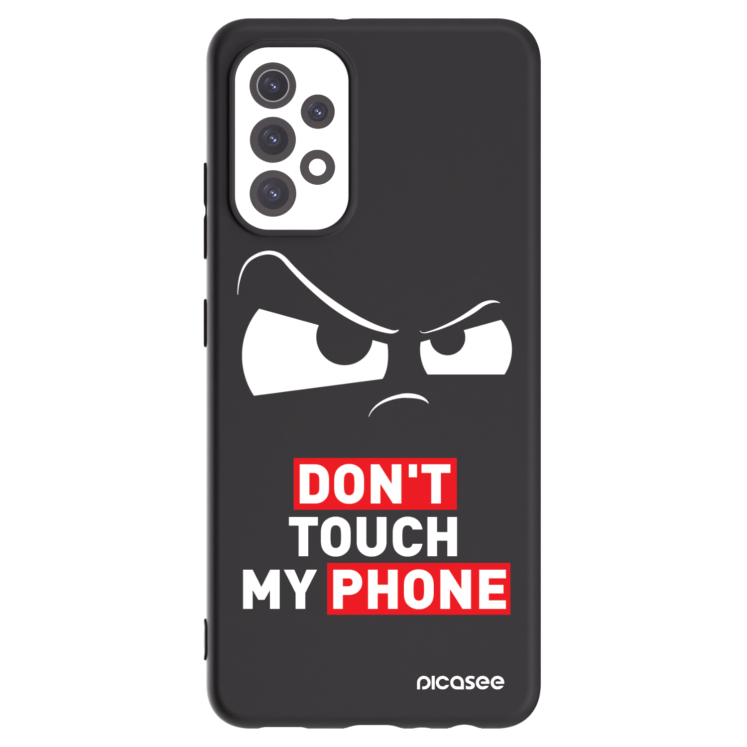 Picasee husă neagră din silicon pentru Samsung Galaxy A32 5G A326B - Cloudy Eye - Transparent