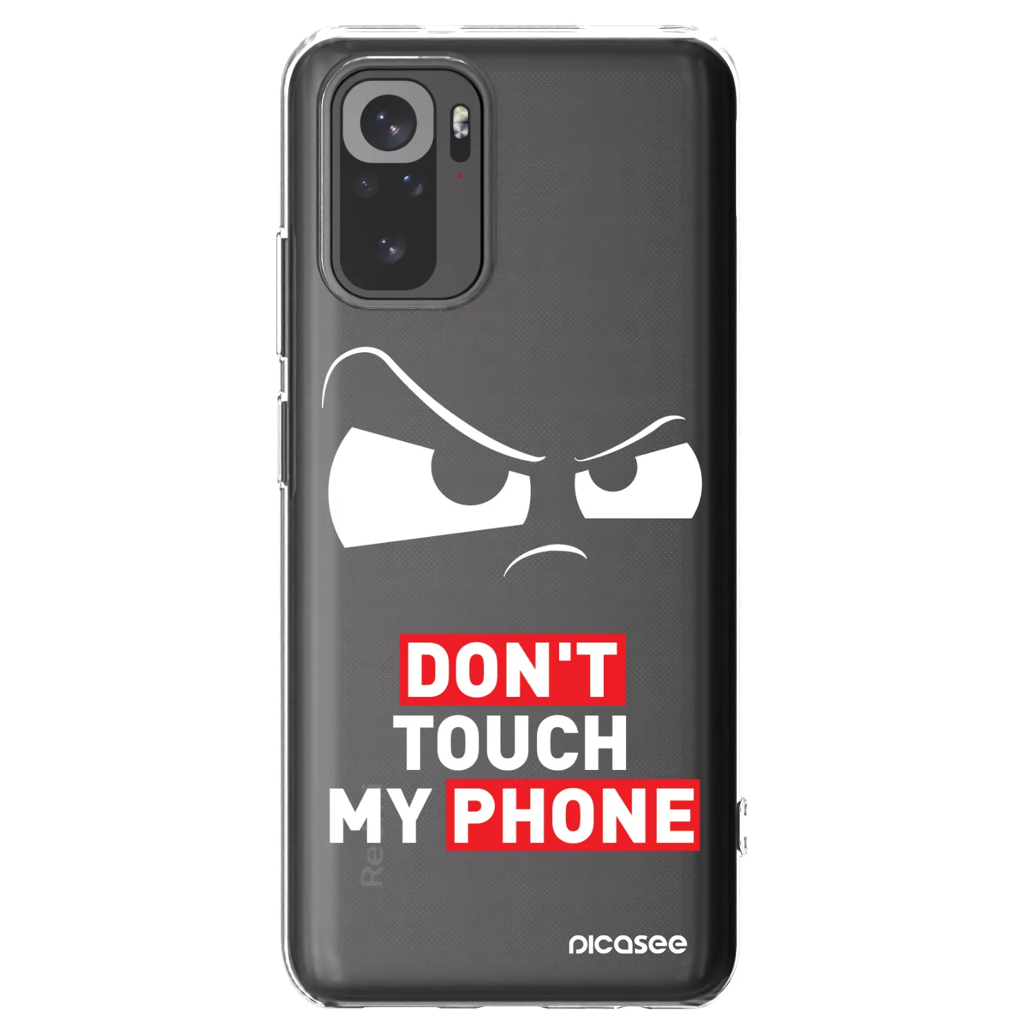 Picasee husă transparentă din silicon pentru Xiaomi Redmi Note 10S - Cloudy Eye - Transparent