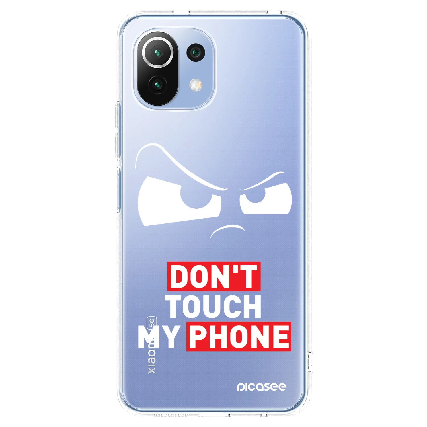 Picasee husă transparentă din silicon pentru Xiaomi Mi 11 Lite - Cloudy Eye - Transparent