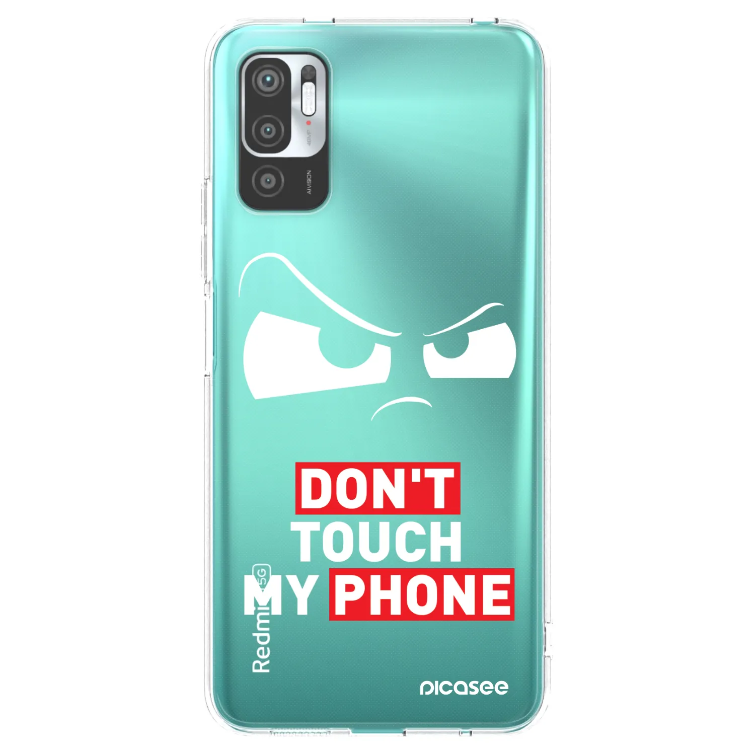 Picasee husă transparentă din silicon pentru Xiaomi Redmi Note 10 5G - Cloudy Eye - Transparent