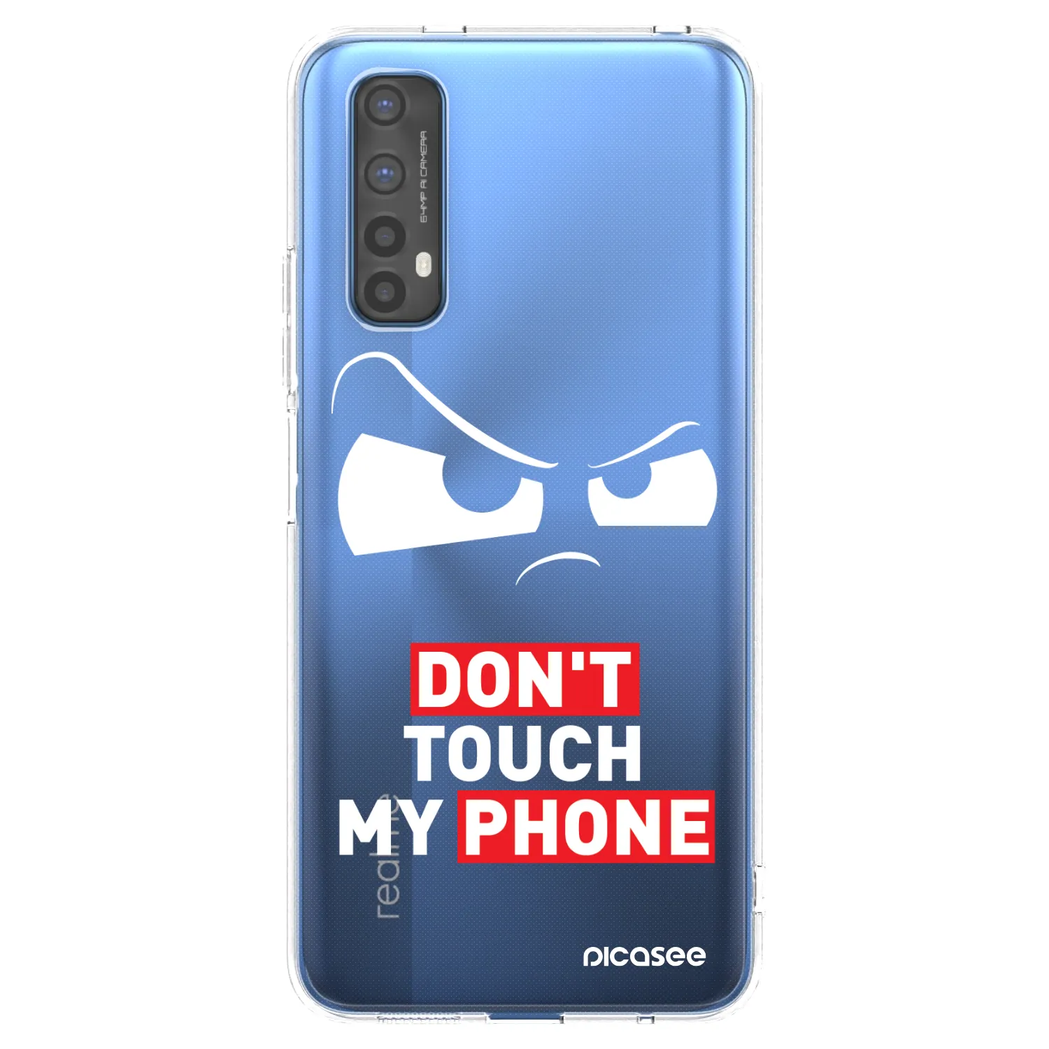 Picasee husă transparentă din silicon pentru Realme 7 - Cloudy Eye - Transparent