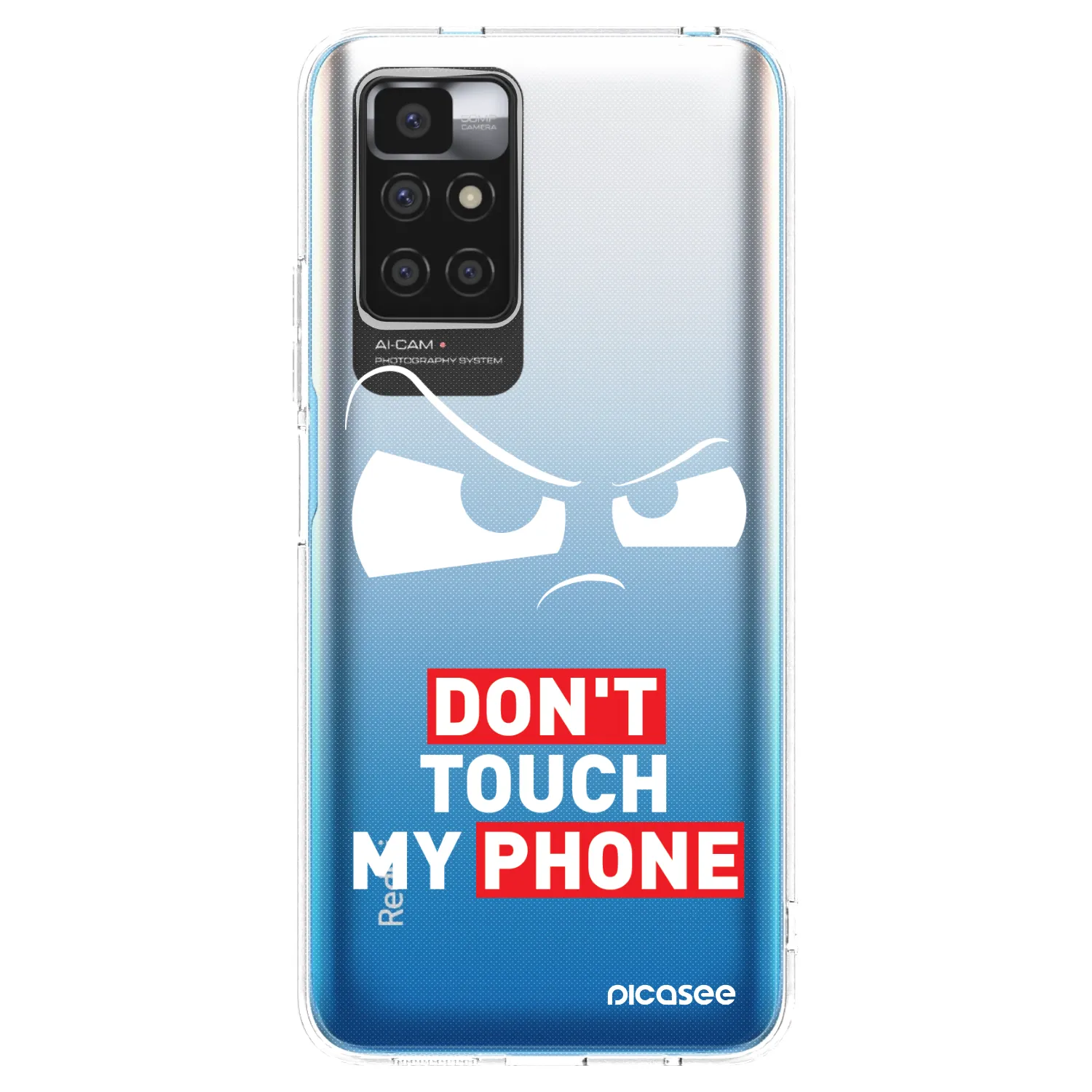 Picasee husă transparentă din silicon pentru Xiaomi Redmi 10 - Cloudy Eye - Transparent