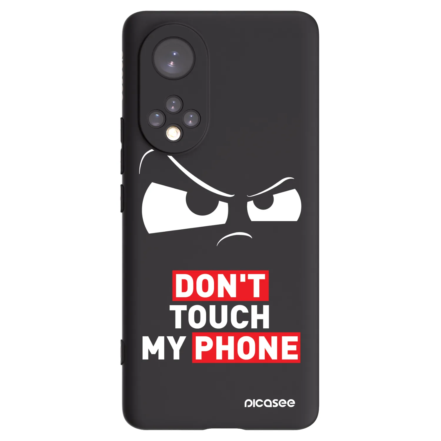 Picasee husă neagră din silicon pentru Honor 50 5G - Cloudy Eye - Transparent