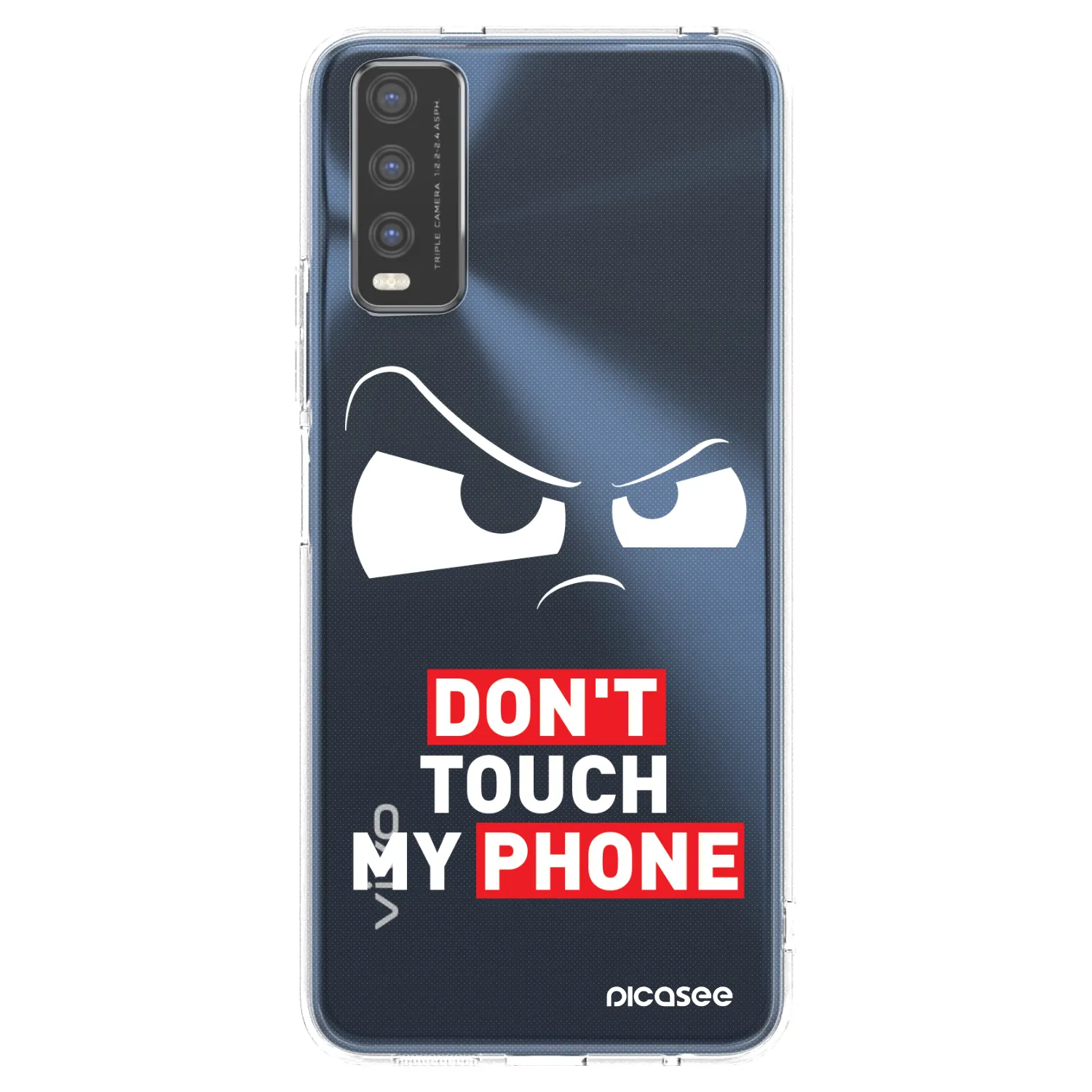 Picasee husă transparentă din silicon pentru Vivo Y20s - Cloudy Eye - Transparent